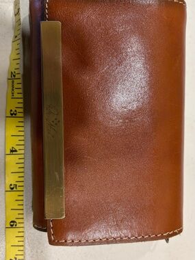 Patricia Nash Oliveri wallet tan